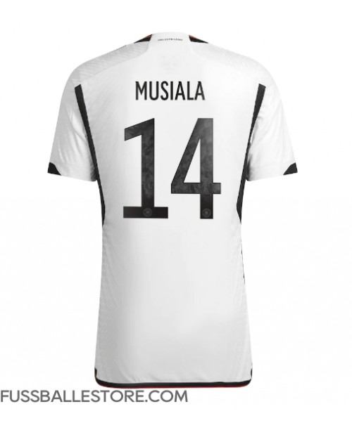 Günstige Deutschland Jamal Musiala #14 Heimtrikot WM 2022 Kurzarm